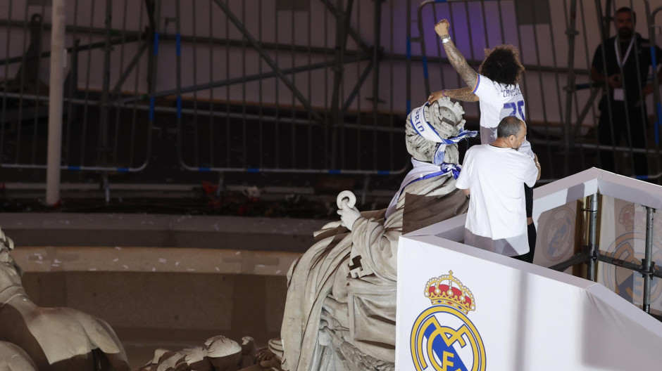 El Real Madrid en Cibeles