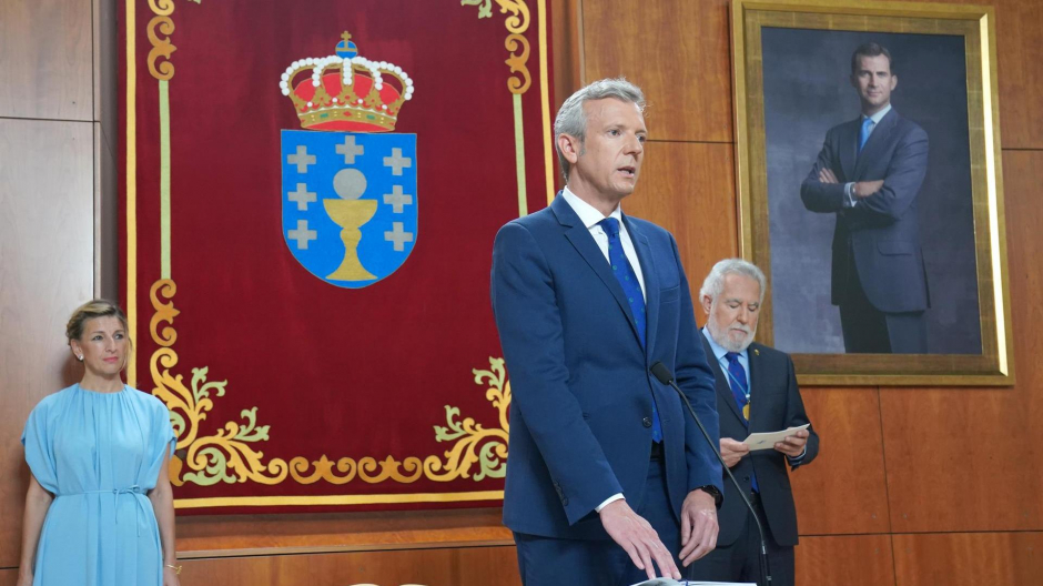 Alfonso Rueda jura su nuevo cargo como presidente de la Xunta de Galicia