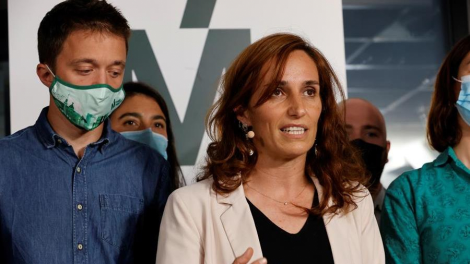 Mónica García, Más Madrid junto al líder de Más País, Íñigo Errejón
