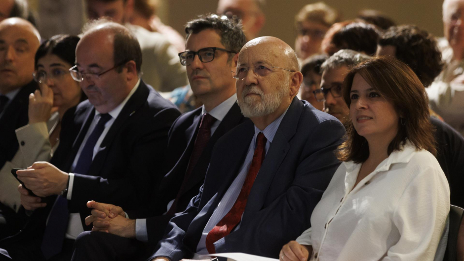 Ministros y miembros de la Ejecutiva socialista acuden a la presentación del libro de José Félix Tezanos 'Pedro Sánchez. Había partido: de las primarias a la Moncloa'