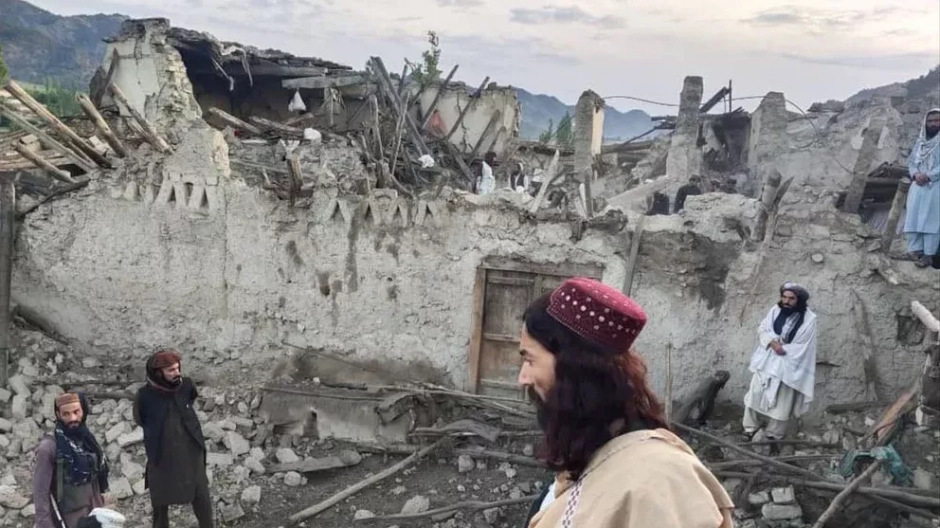Imagen de Afp del terremoto en Afganistán la pasada madrugada