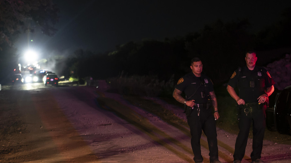 POlicia camion texas