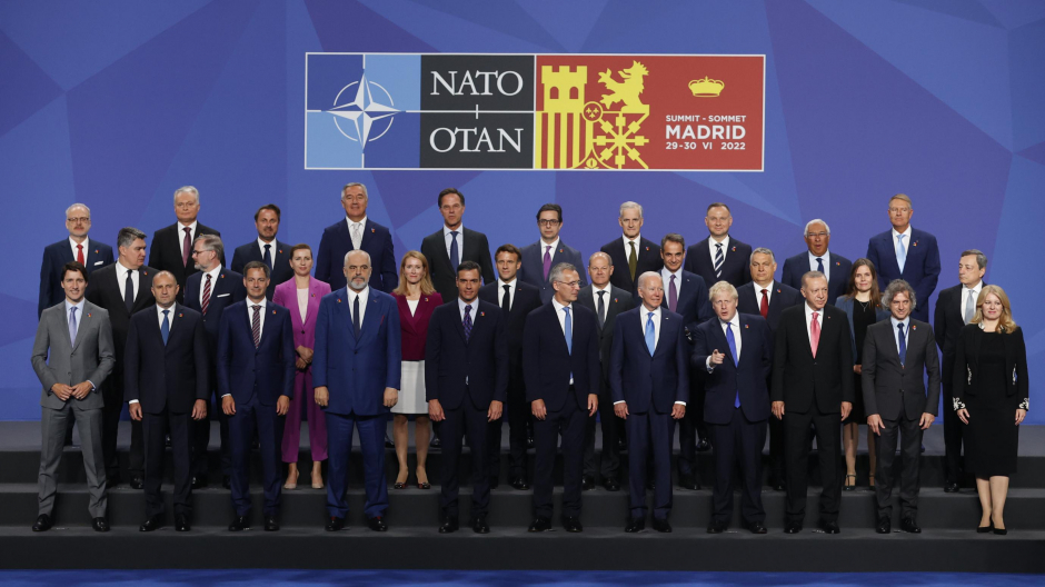 Foto de familia de la cumbre de la OTAN en Madrid