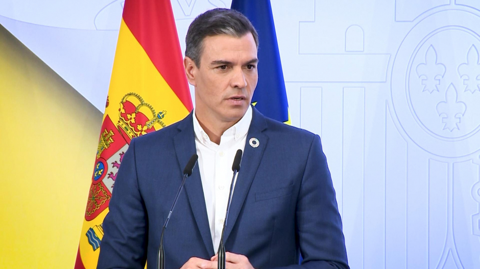 Imagen del presidente del Gobierno, Pedro Sánchez