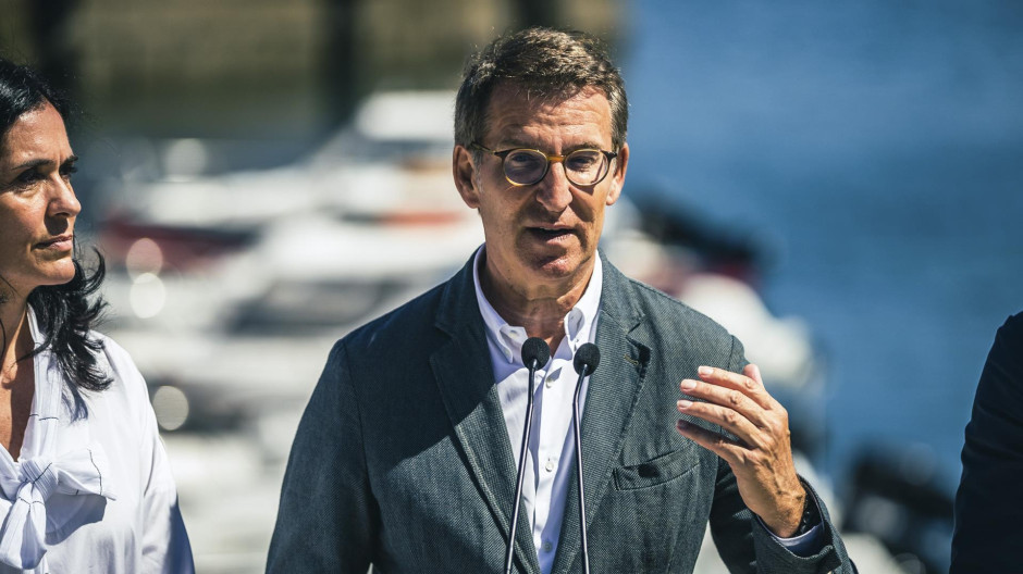 Comparecencia de Feijóo desde Porto do Son