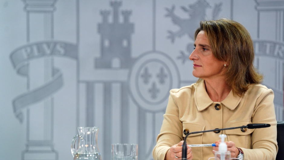 La vicepresidenta tercera y ministra para la Transición Ecológica y el Reto Demográfico del Gobierno de España, Teresa Ribera