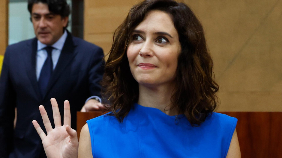 La presidenta de la Comunidad de Madrid, Isabel Díaz Ayuso