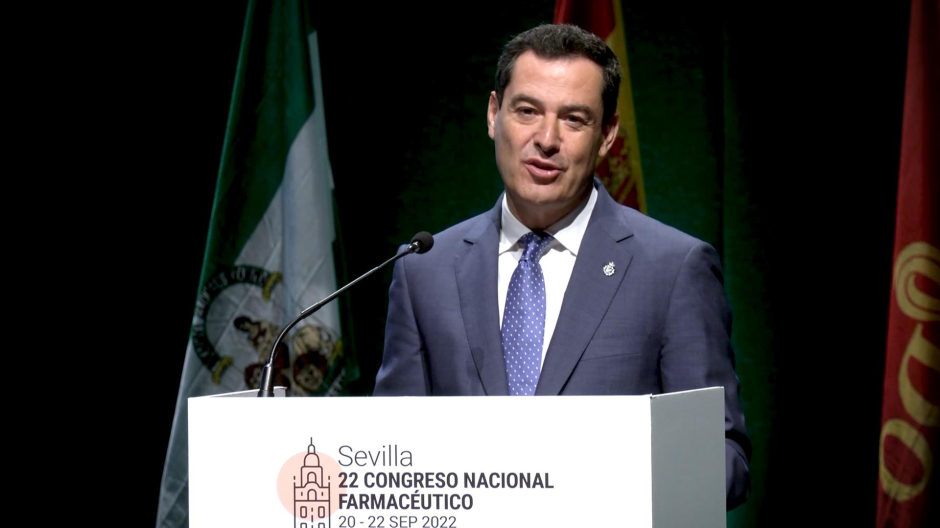 Imagen del presidente de la Junta de Andalucía, Juanma Moreno