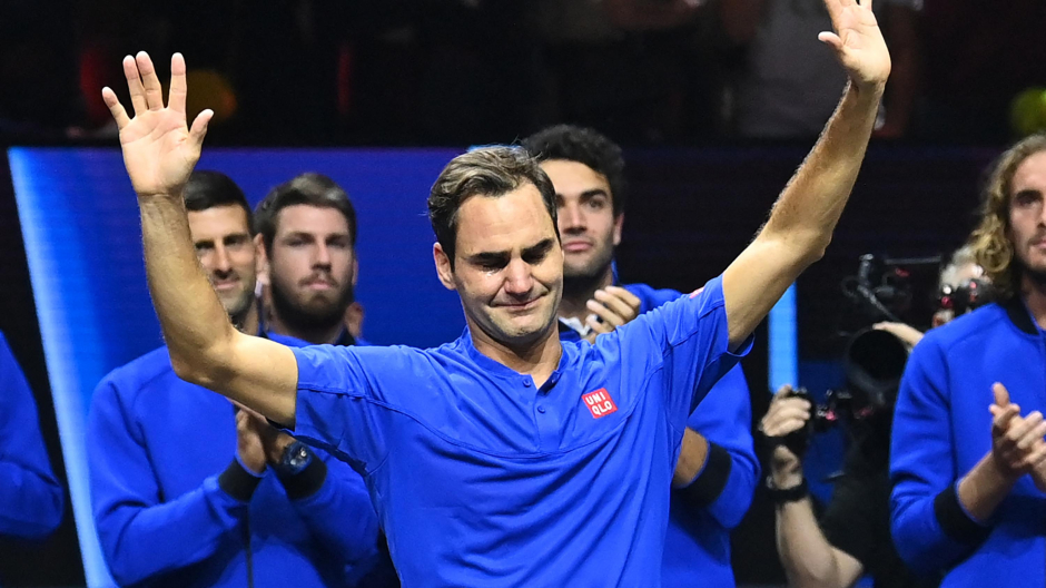 La última despedida de Federer, embriagado por las lágrimas