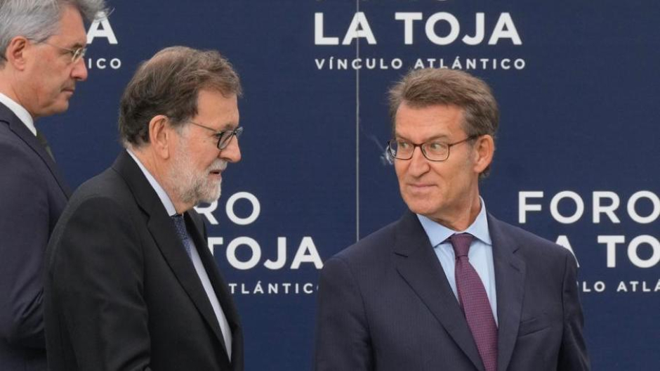 Alberto Núñez Feijóo y Mariano Rajoy