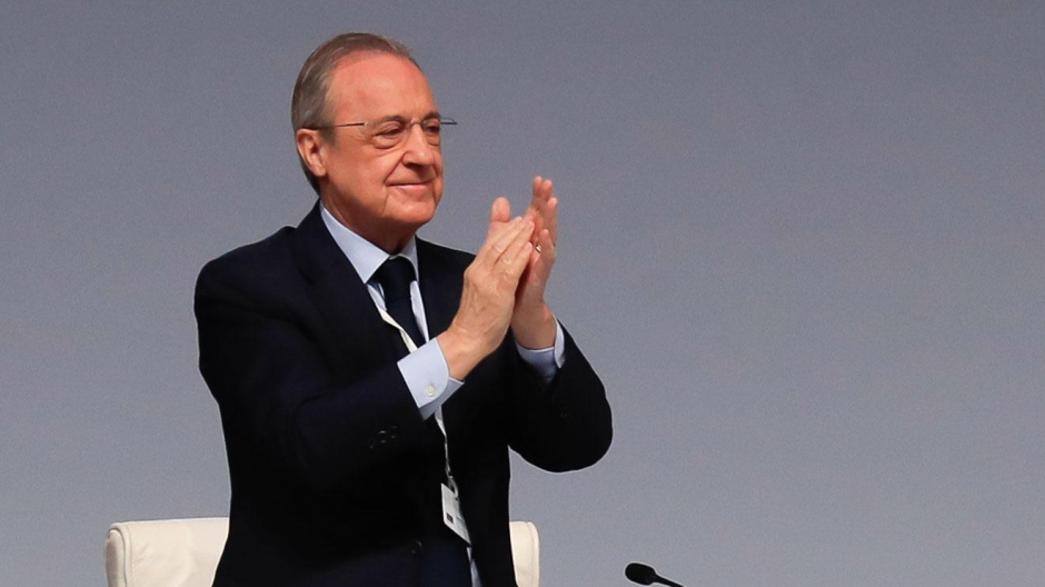 Florentino Pérez, en la Asamblea de Socios Compromisarios del Real Madrid