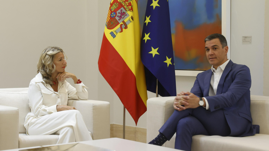 Sánchez se réune con Yolanda Díaz en Moncloa