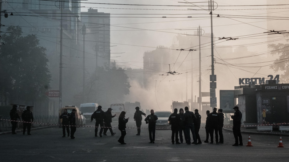 Tras los ataques con drones a inicios de esta semana, ahora Kiev es atacada con misiles