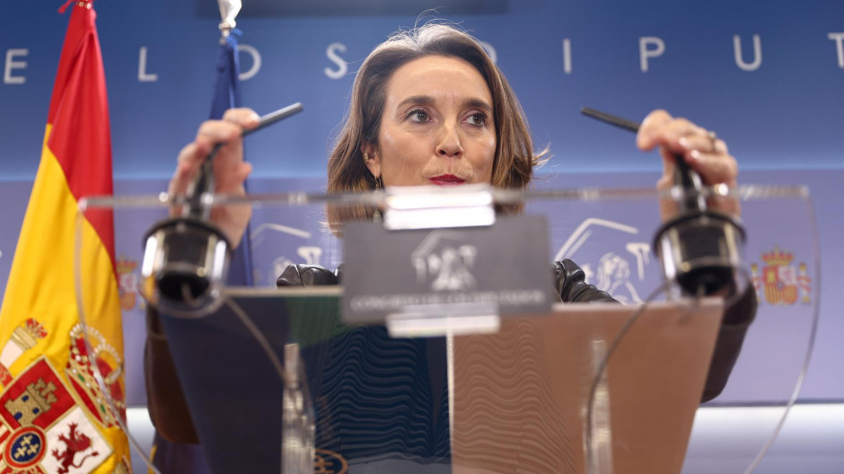 La portavoz del PP en el Congreso, Cuca Gamarra