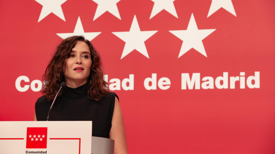 Isabel Díaz Ayuso, presidenta de la Comunidad de Madrid
