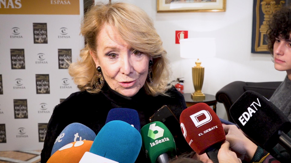 Imagen de la expresidenta de la Comunidad de Madrid, Esperanza Aguirre