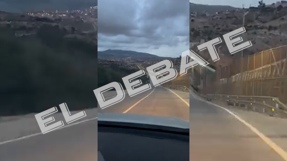 La Guardia Civil intercepta a un inmigrante saltando la valla de Melilla usando una cometa