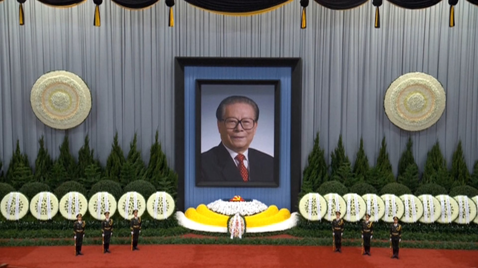 El Partido Comunista chino despide al expresidente Jiang Zemin