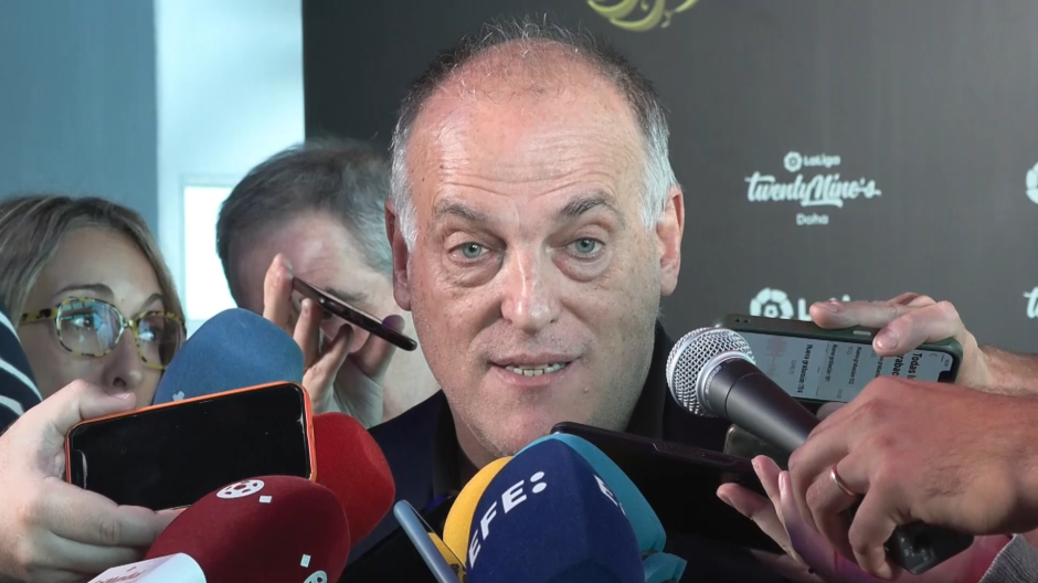 Javier Tebas: «El Barça recibe la llamada de Florentino, y a formar»