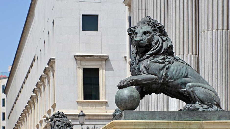 Leones del Congreso de los Diputados, Madrid