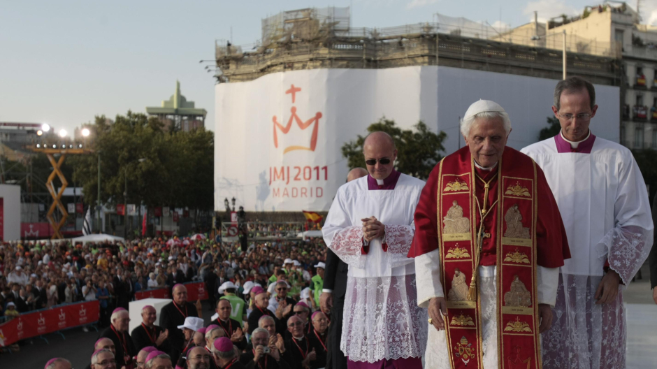 El viaje de Benedicto XVI a Madrid por la JMJ