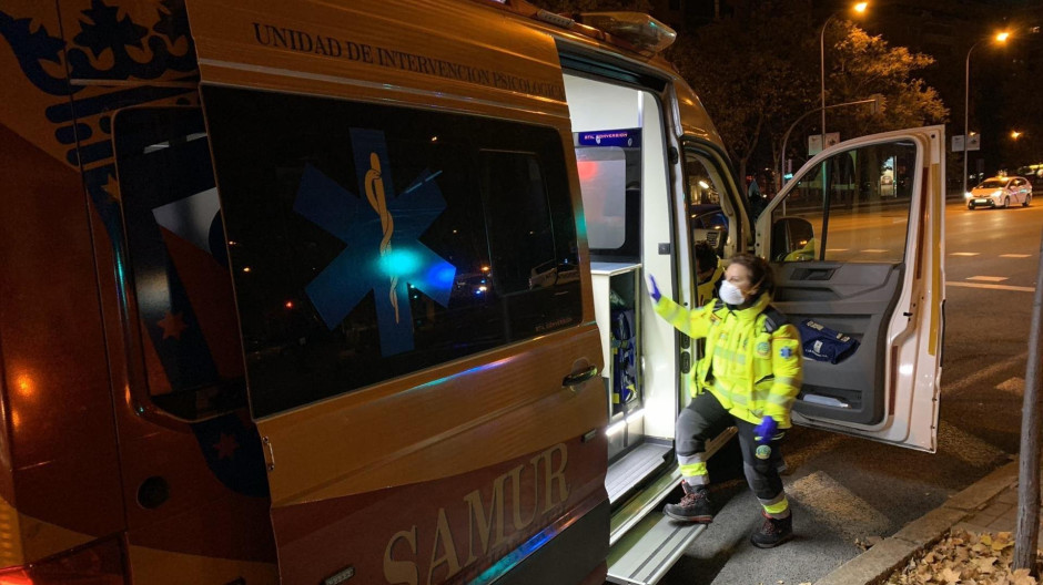 Imagen de archivo de una ambulancia de Samur-Protección Civil