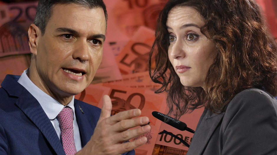 Fotomontaje de Pedro Sánchez e Isabel Díaz Ayuso