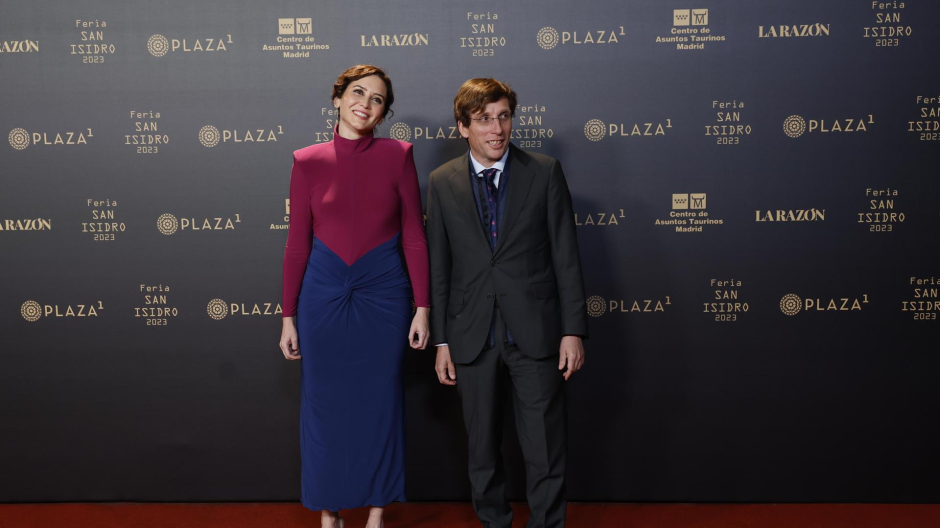 José Luis Martínez-Almeida e Isabel Díaz Ayuso en la gala taurina de Las Ventas