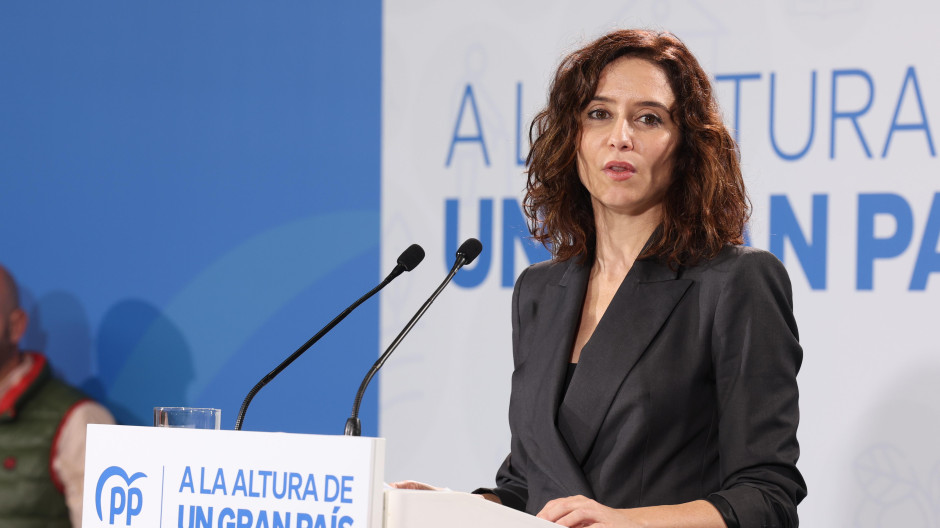 La presidenta de la Comunidad de Madrid, Isabel Díaz Ayuso