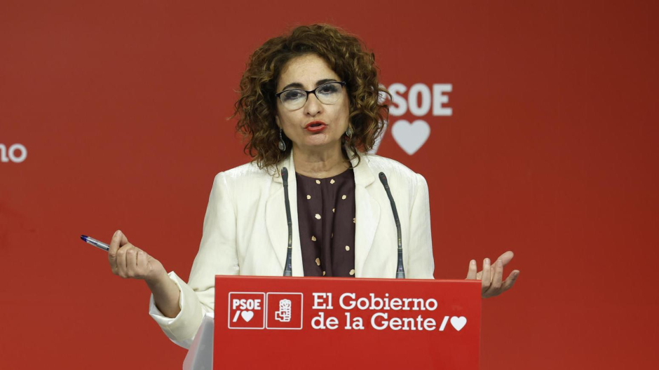 La ministra de Hacienda y vicesecretaria general del PSOE, María Jesús Montero