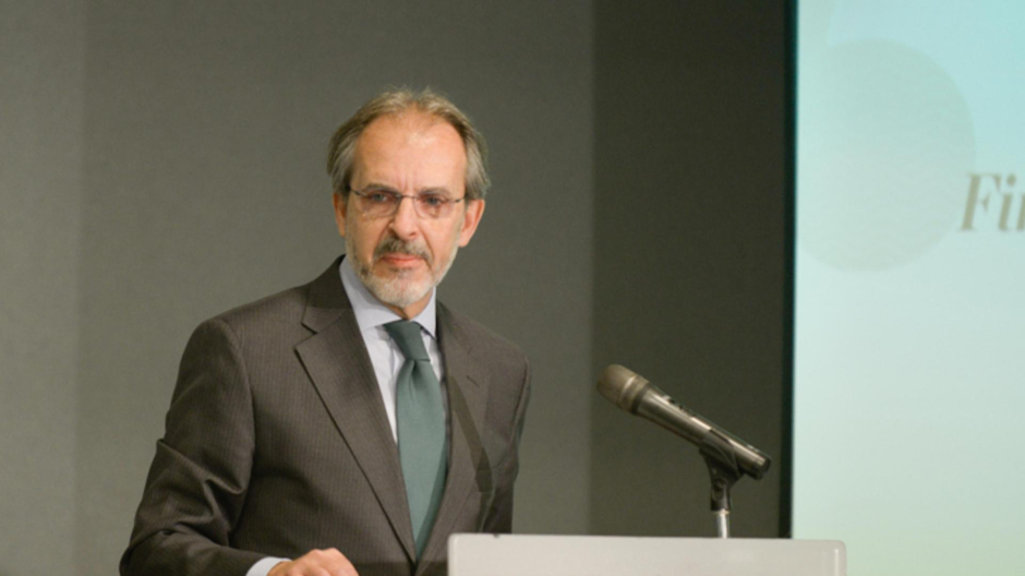 El consejero delegado de Banca March, José Luis Acea, en un momento de su intervención