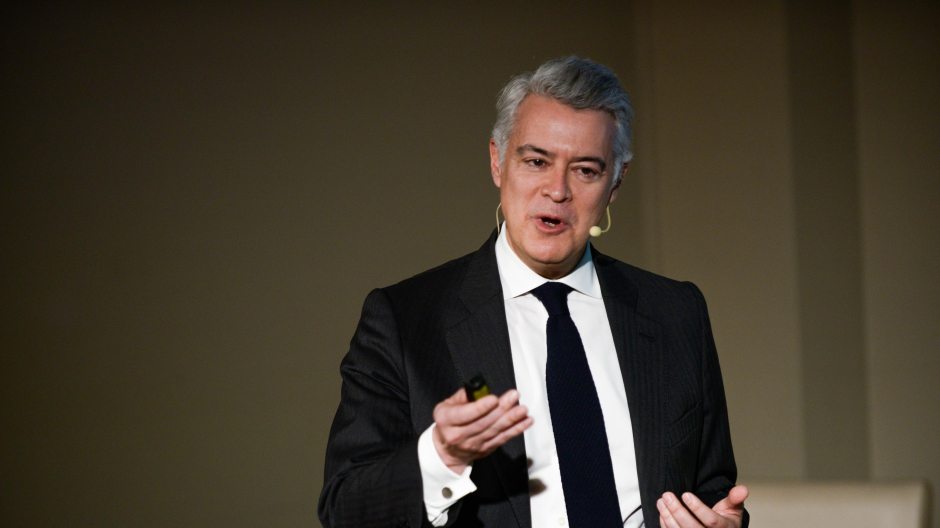 Juan Antonio Roche, subdirector general de Banca March y director del área de Productos, en la jornada de Vigo.