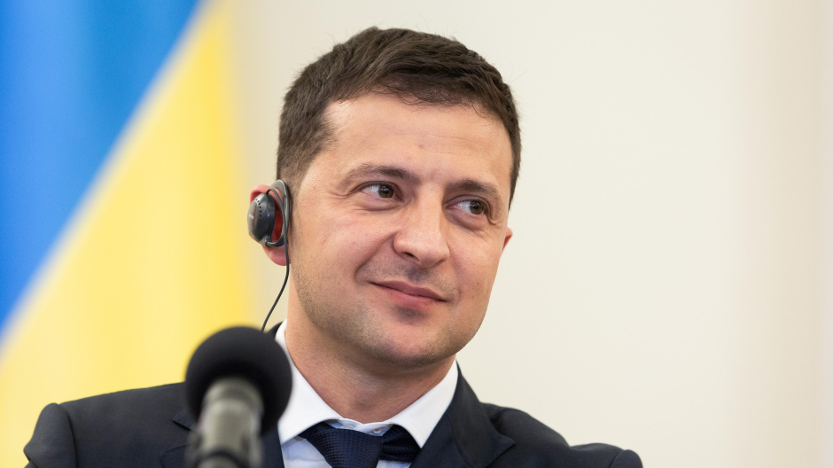 Volodímir Oleksándrovich Zelenski​, es actor, abogado y político ucraniano