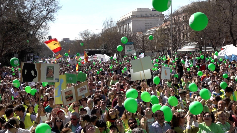 Madrid sale a la calle con una sola voz: Sí a la vida