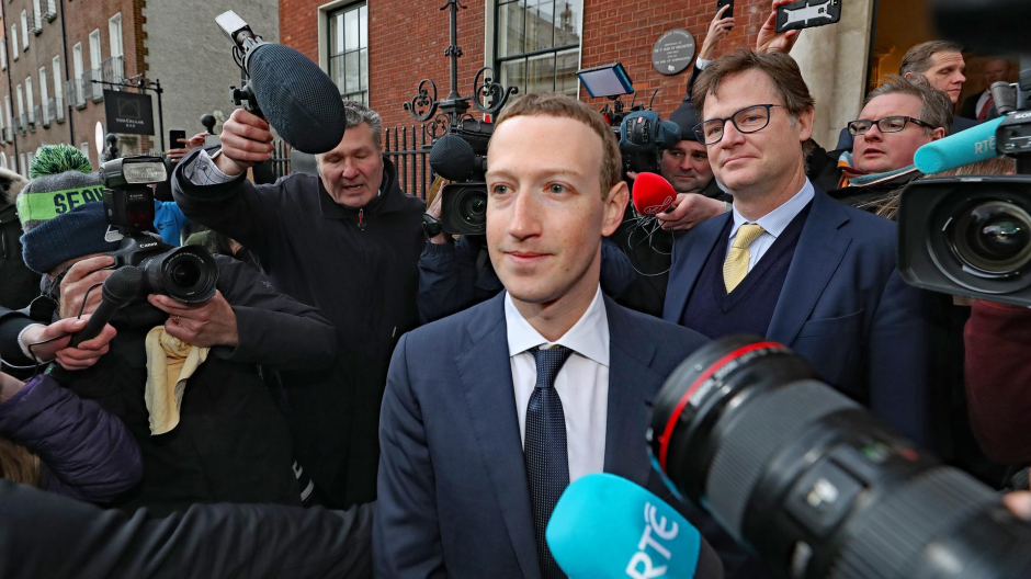 Mark Zuckerberg, en Dublin