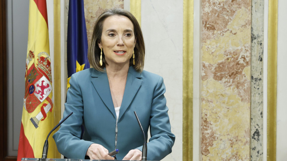 La coordinadora general del Partido Popular y portavoz del PP en el Congreso de los Diputados, Cuca Gamarra
