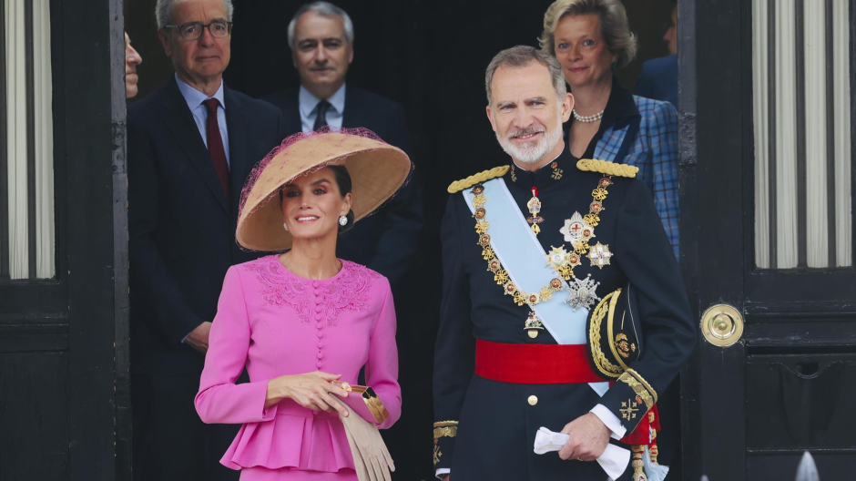 Felipe VI y Letizia preparados para dirigirse a Westminster