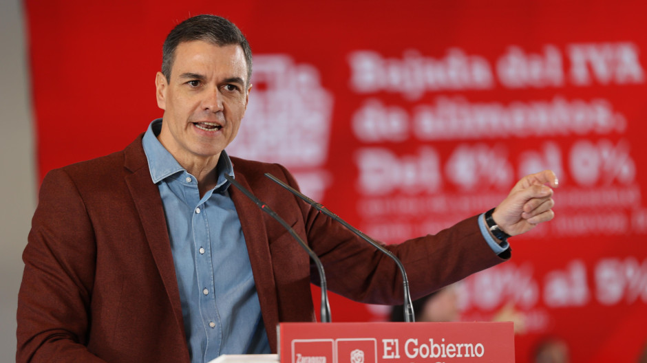 Directo | Pedro Sánchez acude a un acto de campaña en Zaragoza