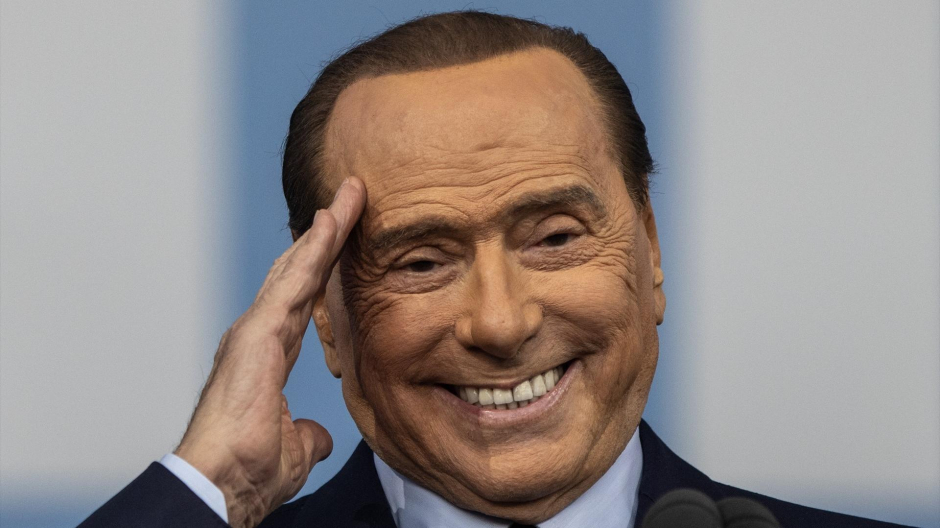 El fallecido exprimer ministro italiano, Silvio Berlusconi.