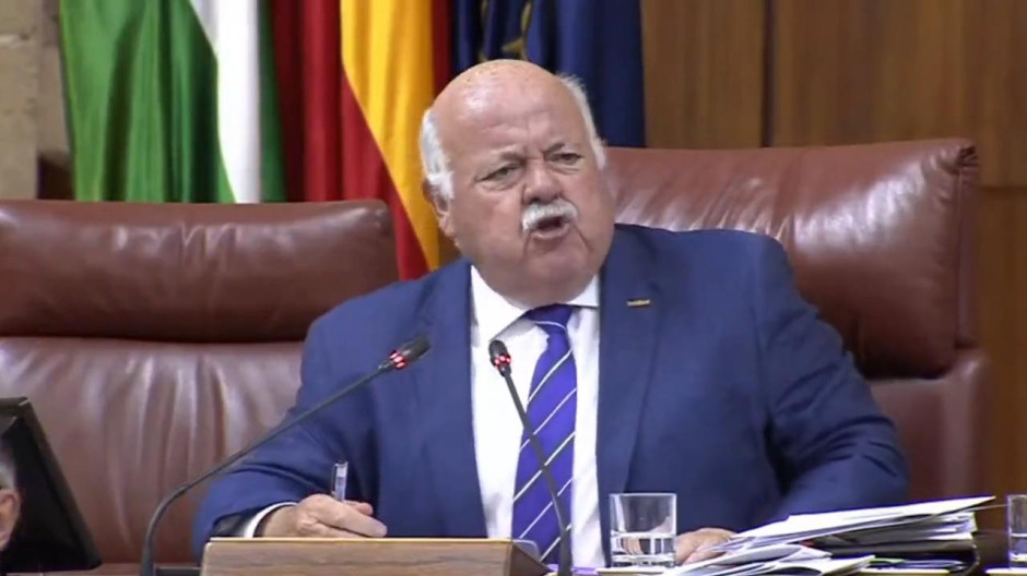 El presidente del Parlamento andaluz, el popular Jesús Aguirre