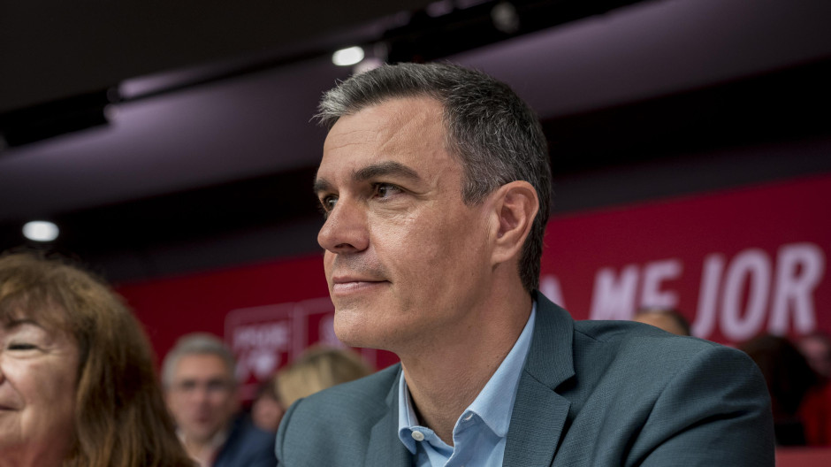 El presidente el Gobierno y secretario general el PSOE, Pedro Sánchez