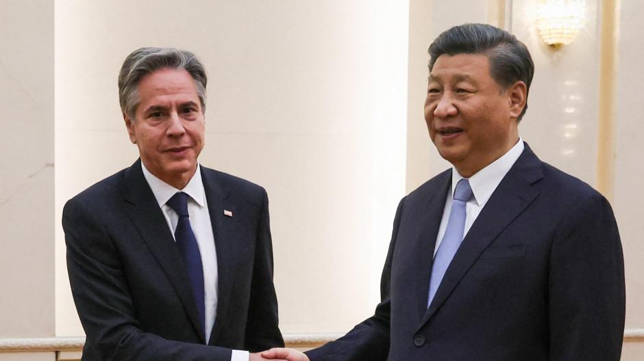 El presidente chino Xi Jinping recibe en Pekín al secretario de Estado de EE.UU.