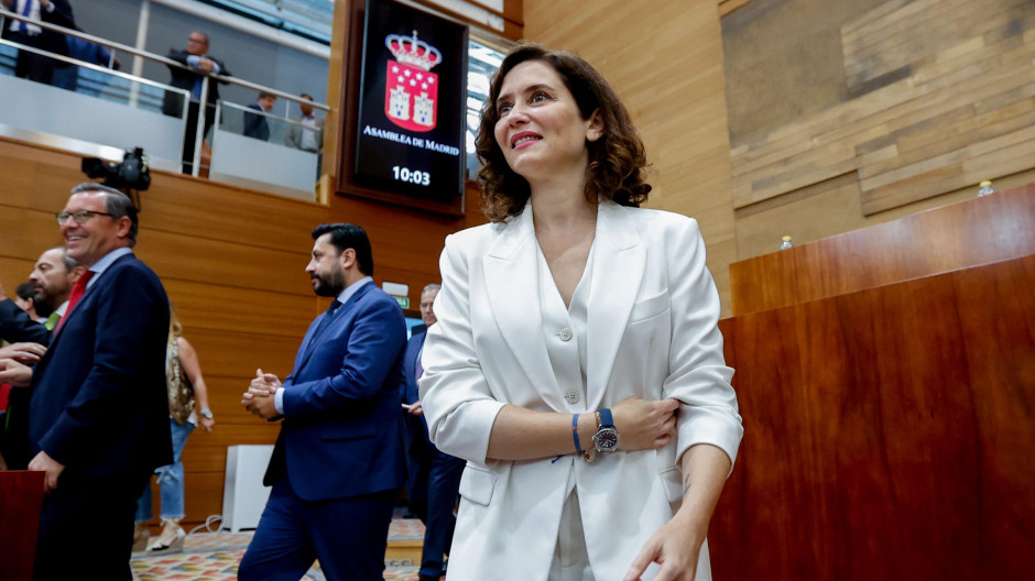 Directo | Ayuso, en el Pleno de la Asamblea de Madrid
