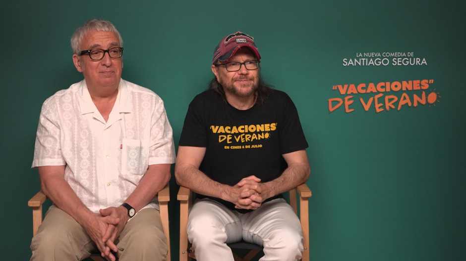 Leo Harlem y Santiago Segura, protagonistas de la película Vacaciones de verano, que se estrena este 6 de julio