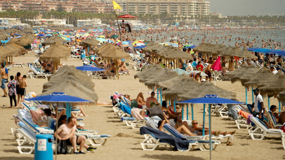 playa calor Valencia