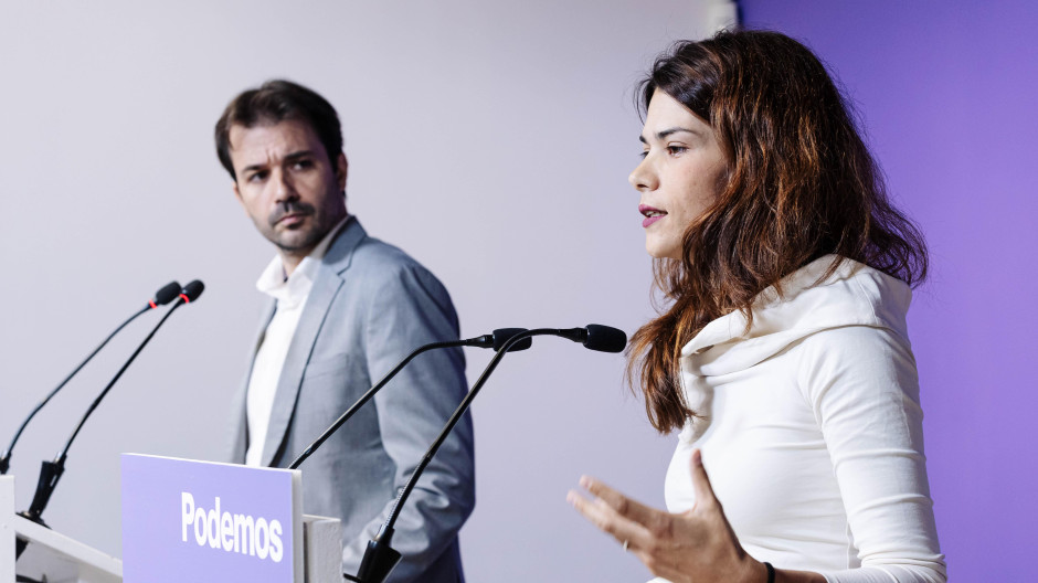 Rueda de Prensa de Javier Sánchez e Isa Serra