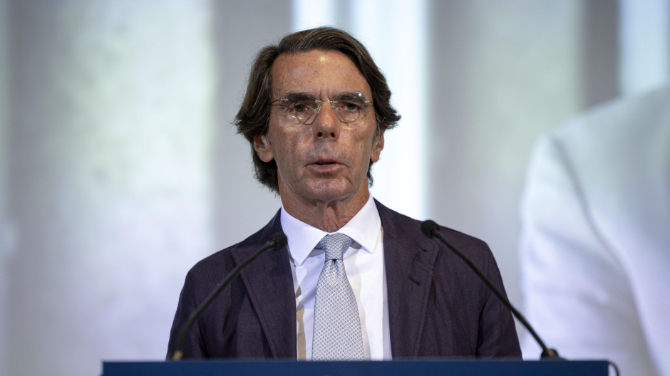 El expresidente José María Aznar en FAES