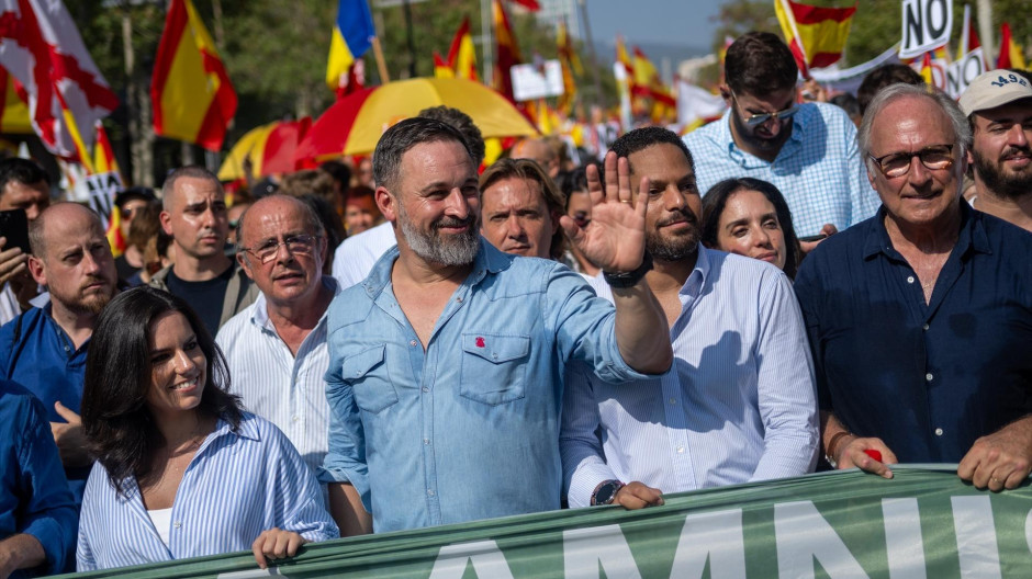 Santiago Abascal ha realizado declaraciones a los medios