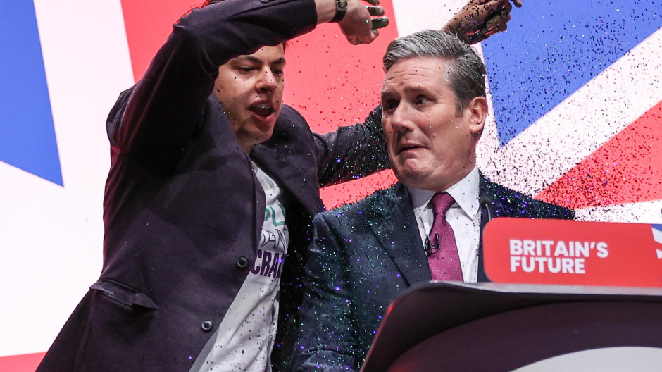 El líder laborista para las elecciones en el Reino Unido, Keir Starmer
