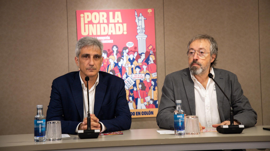 Iván Vélez, director de DENAES, y Juan Carlos Girauta, presidente de Pie en Pared